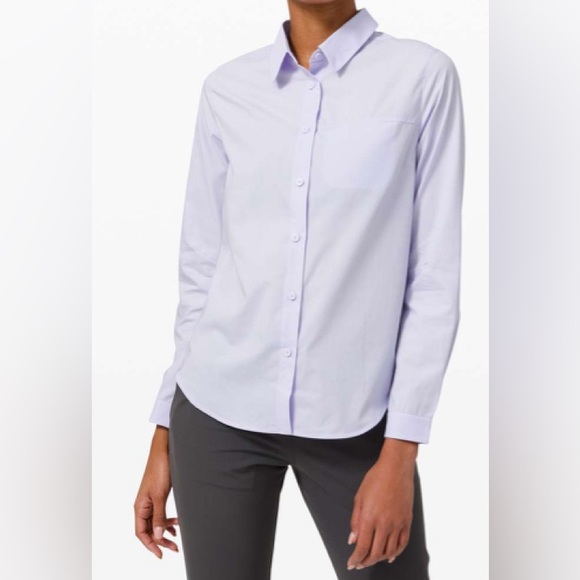 Lululemon Women’s Full Day Ahead Tech Casual Button Down Shirt 4 - Picture 1 of 13